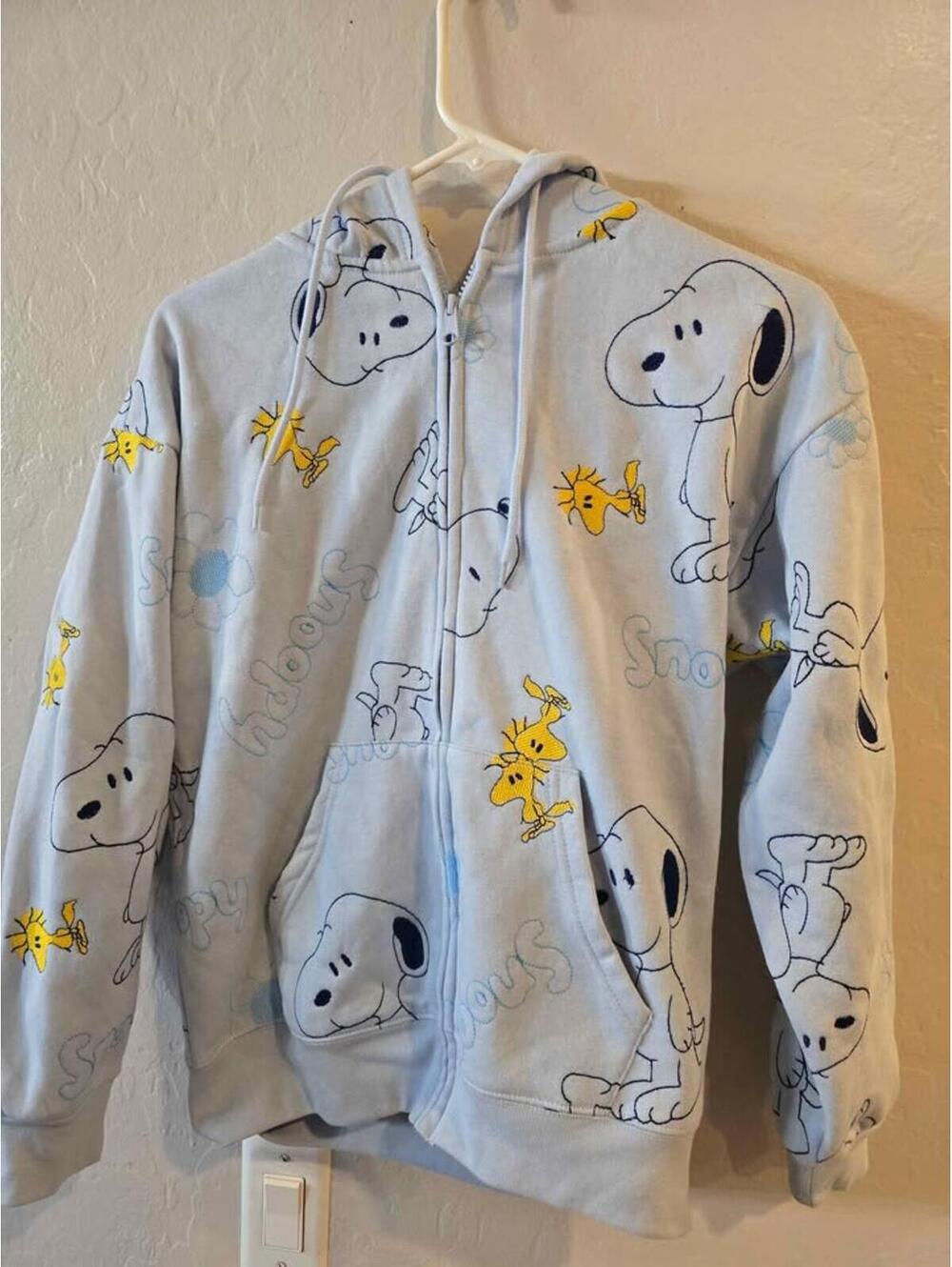 Peanuts Snoopy And Woodstock Hoodie Adult Size XS.  New With Tags
